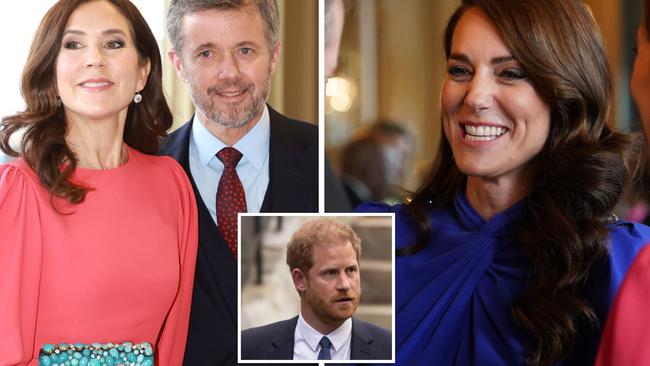 Royals have descended on Buckingham Palace for a pre-coronation dinner as Prince Harry reportedly touched down in the UK.