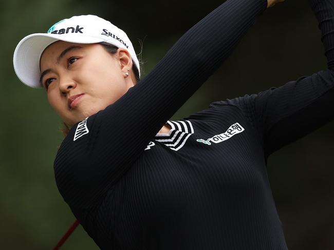 SYDNEY, AUSTRALIA - NOVEMBER 28: Minjee Lee plays a practise round ahead of the ISPS HANDA Australian Open at The Australian Golf Course on November 28, 2023 in Sydney, Australia. (Photo by Matt King/Getty Images)