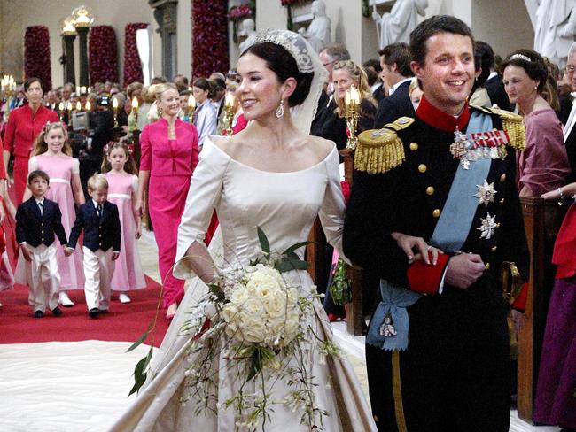 Royal weddings Princess Mary and Prince Frederik married 14 years