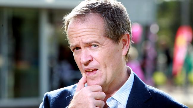 The Leader of the Opposition Bill Shorten in Melbourne last week ahead of the Budget.