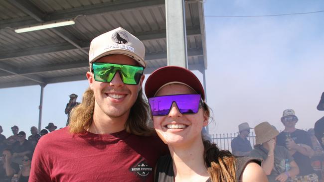 Bo and Steph at the 2024 Red CentreNATS in Alice Springs on September 1, 2024. Picture: Gera Kazakov