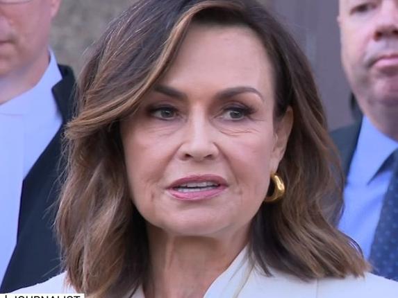 Lisa Wilkinson outside of the Federal Court in Sydney. Picture: Sky News