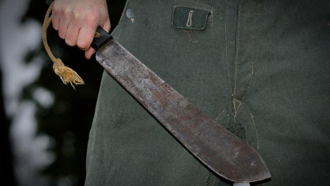 The teenager was allegedly attacked with a machete. Picture: iStock.