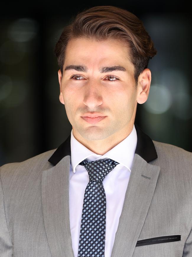 North Sydney barber Mohammad Naji was surrounded by family in court. Picture: NCA NewsWire / Damian Shaw