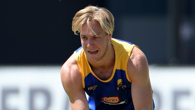 Young Eagles forward Oscar Allen. Picture: Richard Wainwright/AAP