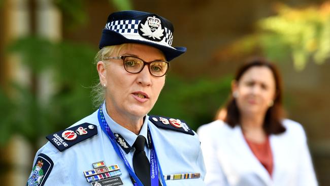 Queensland Police Commissioner Katarina Carroll. Picture: AAP Image/Darren England