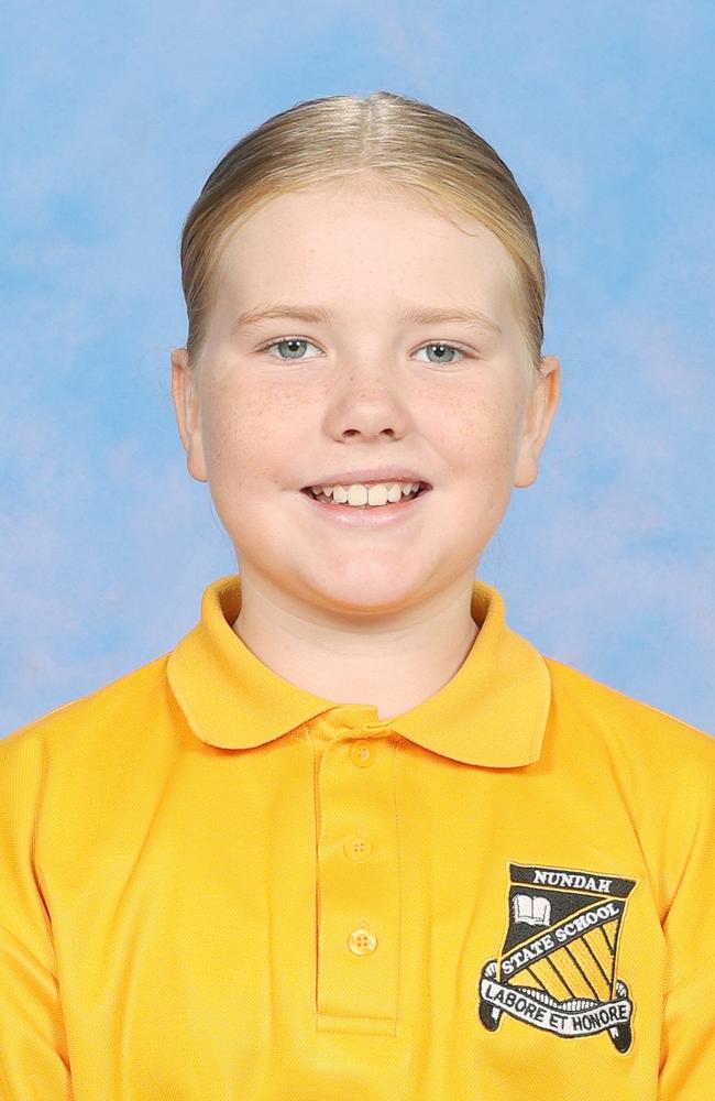 Emma Ryan, 2024 Nundah State School captain. Picture: Contributed