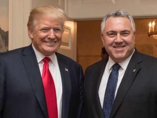 Joe Hockey USA (@joehockeyusa) Instagram photos. Joe Hockey and US President Donald Trump