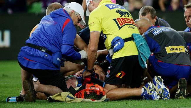 The game cannot allow there to be another Alex McKinnon injury. Image: Colleen Petch.