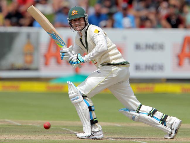 Michael Clarke batting for Australia in South Africa. Picture: Carl Fourie/Gallo Images/Getty Images