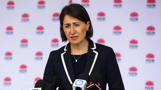 Premier Gladys Berejiklian on Tuesday. Picture: NCA NewsWire / Gaye Gerard