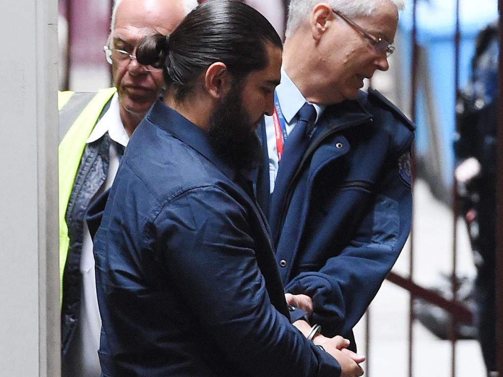 Tinnie terrorist Murat Kaya arrives at the Supreme Court in Melbourne in 2016. Picture: AAP