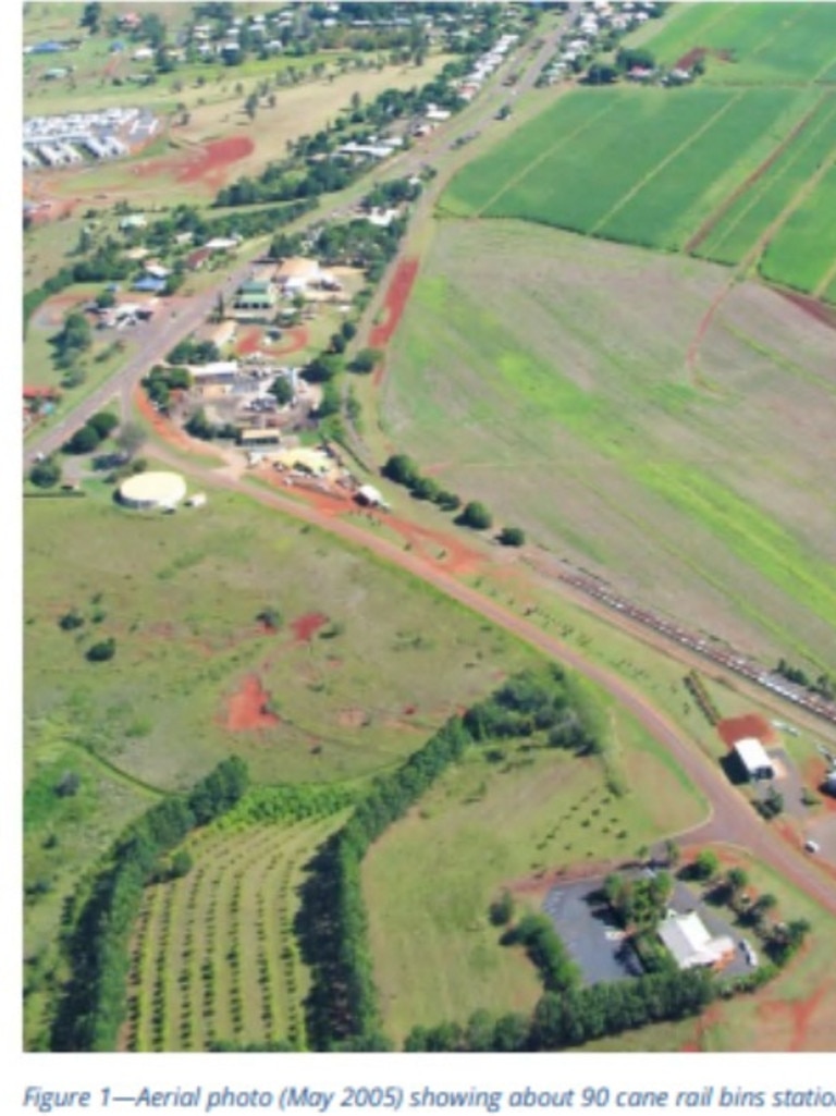 DEVELOPMENT APPLICATION: An aerial photo of the site for ICSM's material change of use application. This photo was taken in 2005.