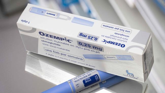 Ozempic has skyrocketed in popularity as a weight loss drug despite being for diabetics. Picture: AFP