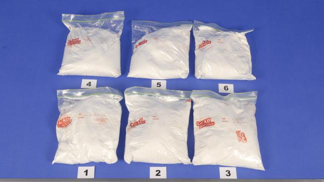 More drugs seized during Operation Volante in 2012 linked to charges laid against Chung Chak Lee. Picture: Supplied.