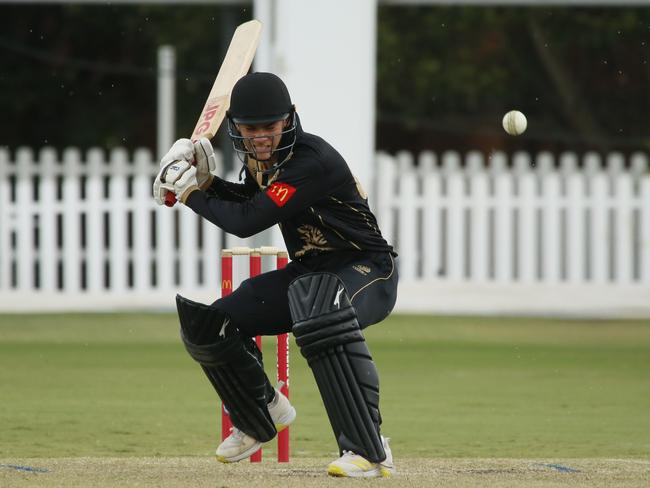 Lucas MedfordAW Green Shield cricket, R4.Mosman v Sydney at Allan Border Oval (Mosman) Sunday 14 January 2024,   Photographer: Warren Gannon Photography