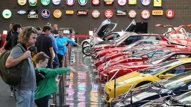 The new Gosford Classic Car Museum at West Gosford enjoyed thousands of visitors during its opening weekend. Picture: Troy Snook