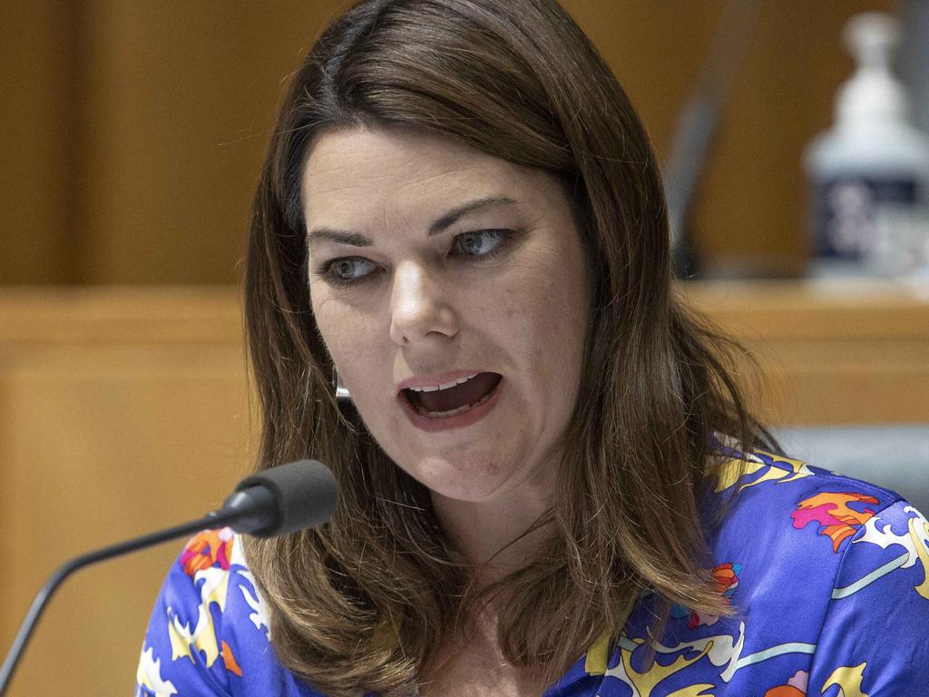 Senator Sarah Hanson-Young said the woman’s account of the alleged event was ‘horrific’. Picture: NCA NewsWire / Gary Ramage