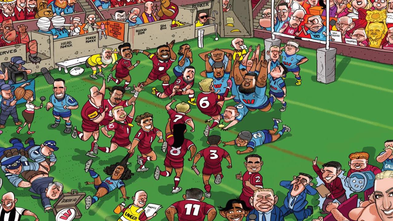 State of Origin interactive poster: What icons can you spot | The