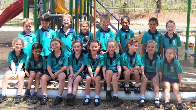 NHULUNBUY CHRISTIAN COLLEGE. BACK ROW (L-R): Zander Hymus, Tyler Ross, River Cummings, Thomas Street, Joshua Koeppe, Jina Shah, Ivana Karkadoo, Jordi Gleave. FRONT ROW (L-R): Sophia Fox, Jiyaan Patel, Gracie Pridgeon, Isabella Roll, Armelle Collins, Mia Howes, Anie Perry, Elkie Knee, Luncinda Vallance-Webb