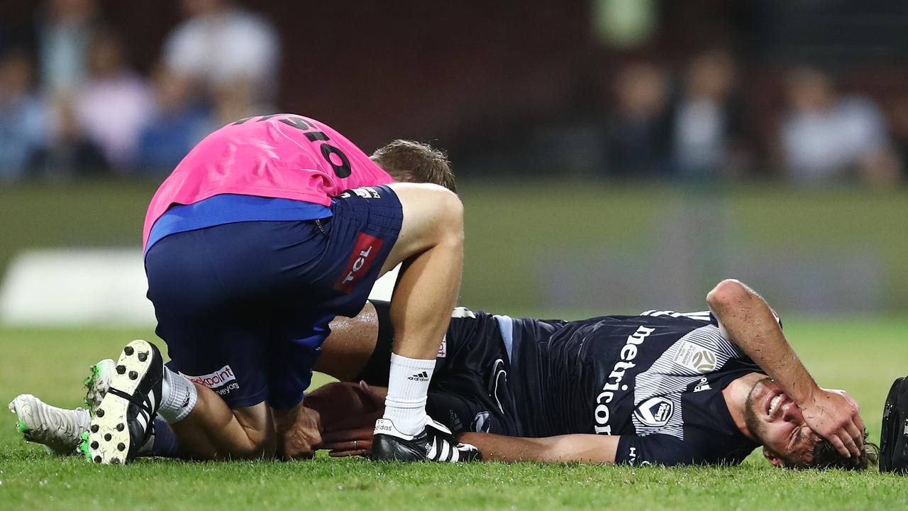 mark Bosnich and Kevin Muscat have voiced their frustration with the SCG pitch after Terry Antonis’ knee injury.