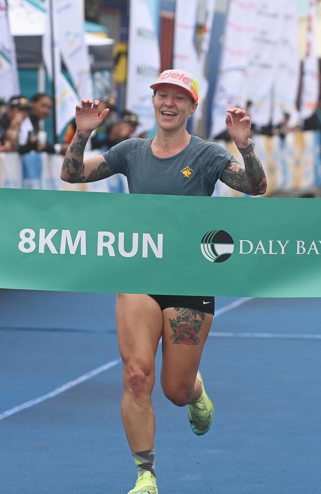 Meagan Brown at Mackay Marina Run Sunday 4 June 2023 Picture: Michaela Harlow