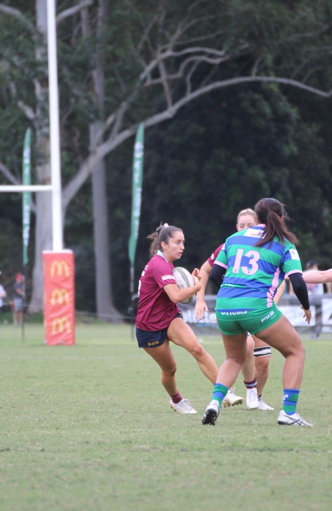 Tess Littleton. StoreLocal Premier Women action between GPS and University on Saturday April 20, 2024.