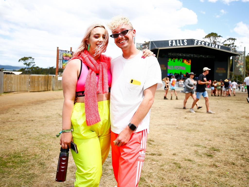 Some of the best dressed at Falls Festival Marion Bay 2019/20. Picture; PATRICK GEE