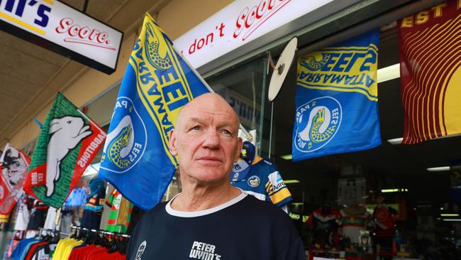 ‘I’ve got to make a few tough decisions in the very near future’: Peter Wynn at his shop, which he leases off Holdmark. Picture: Angelo Velardo