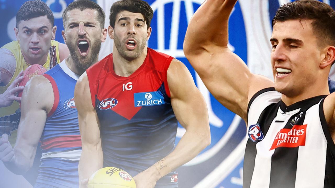 The Champion Data Brownlow Medal tracker has Christian Petracca as the biggest threat to Nick Daicos.