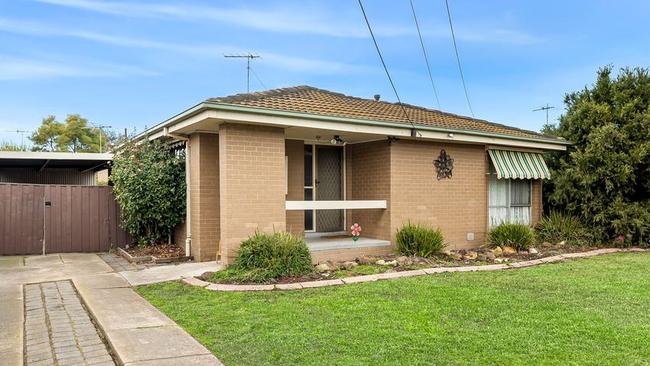 This three-bedroom house at 26 Armytage St, Corio comes with a tenant in place until February. It’s on the market for $385,000-$415,000.