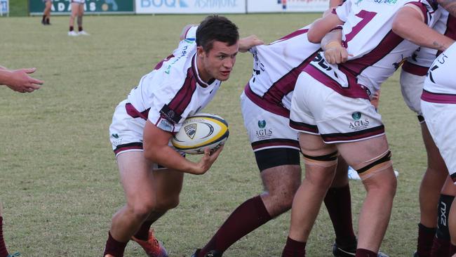 Liam Cordell in action for Nerang. Pic Mike Batterham