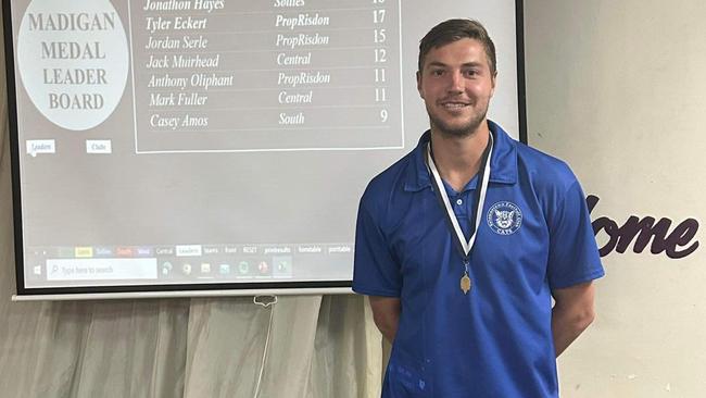 Corey Davey won his second Mail Medal in a row last season. Picture: Spencer Gulf Football League