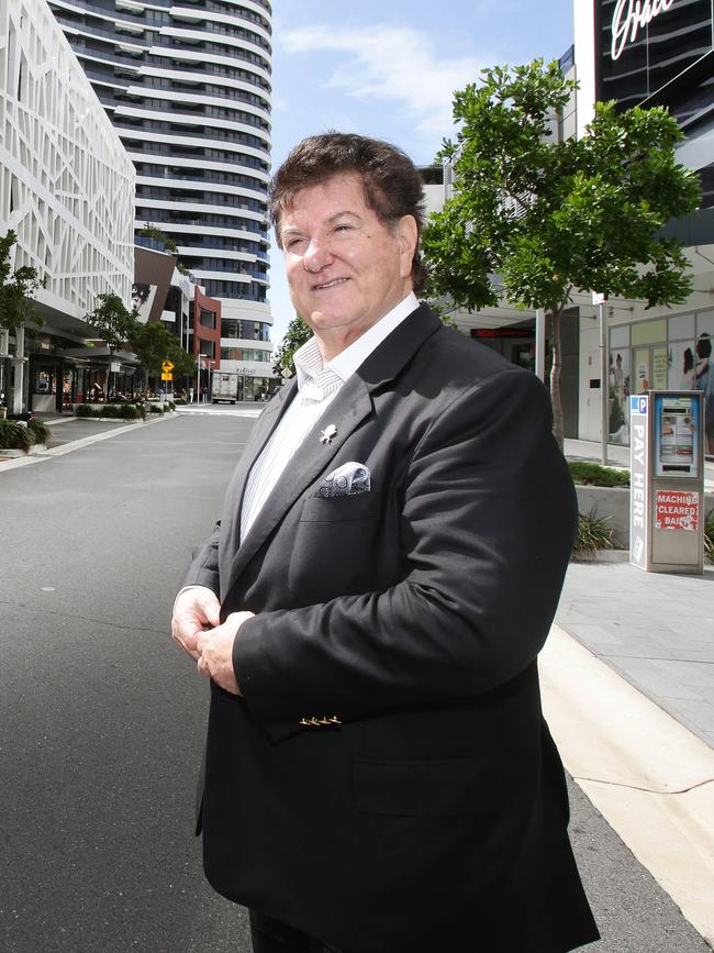 Property developer Con Makris on the Gold Coast. Picture: Luke Marsden.