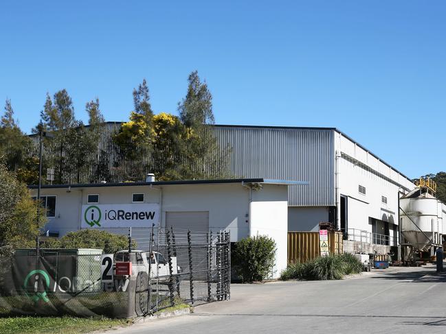 IQ Renew’s Pile Rd facility at Somersby. (AAP Image/Sue Graham)