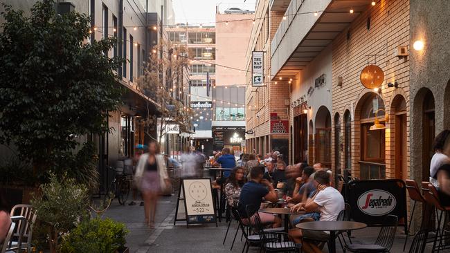 The Australian Hotels Association warns that debt could snowball for small bars, like those in Adelaide’s West End.