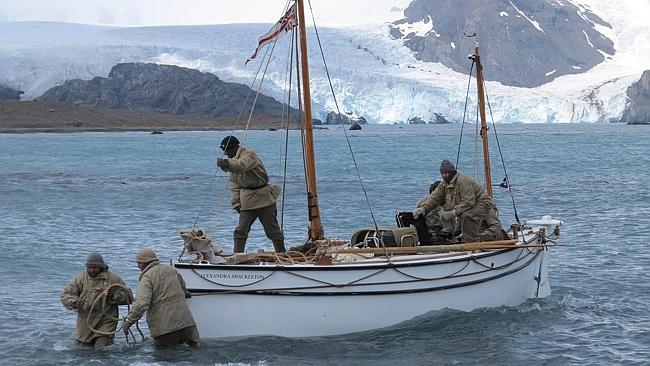 In February, Aussie adventurer Tim Jarvis led a team retracing Ernest Shackleton's journey. P...