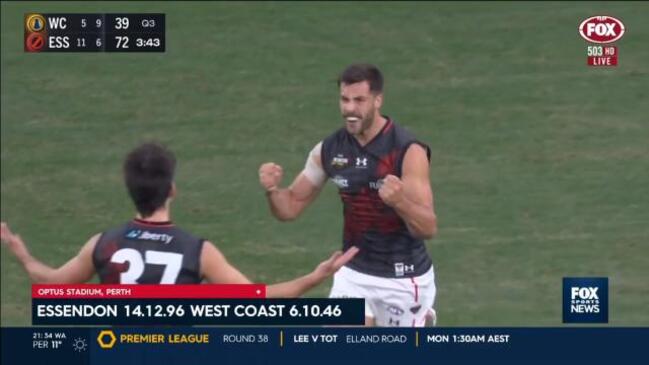 Essendon Bombers hand West Coast Eagles ninth straight loss