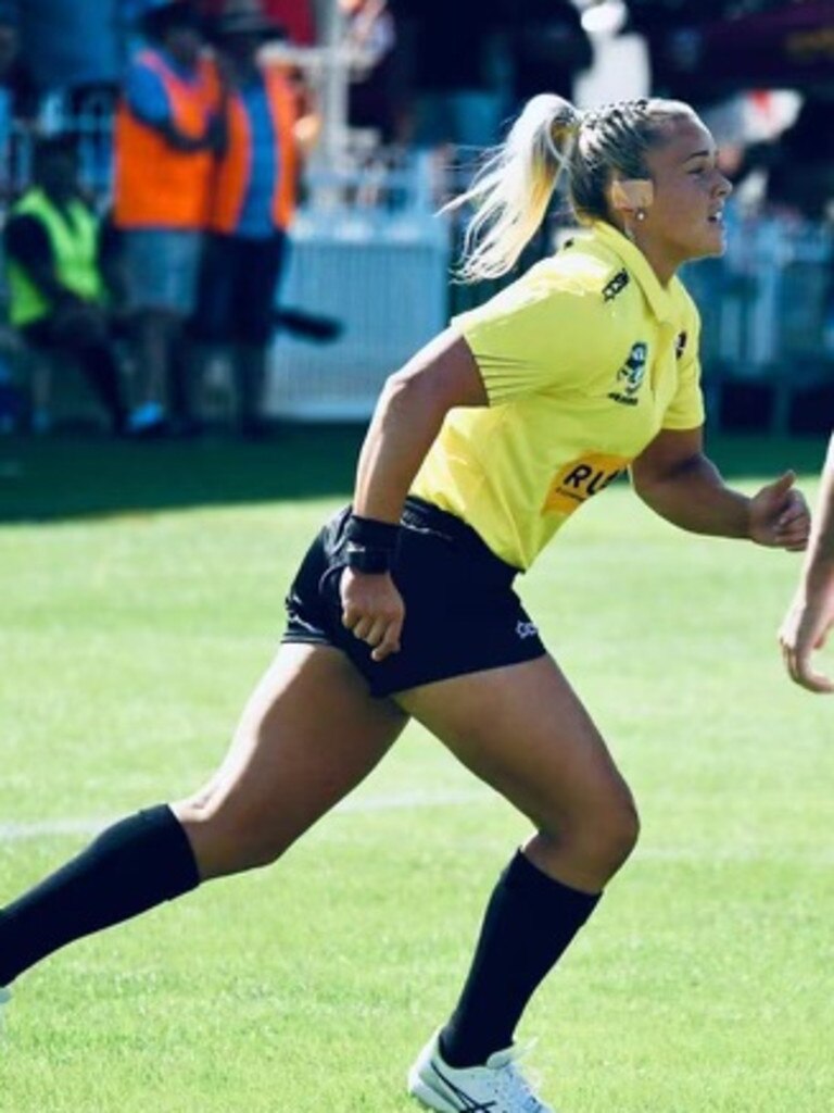 Karra-Lee Nolan is the only female in the elite NSW referee team