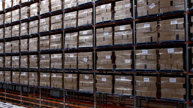 A DHL distribution centre. Picture: Toby Zerna