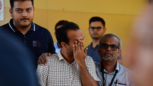 The Bangladesh community was overcome with emotion at the support they received. Pic: Pema Tamang Pakhrin