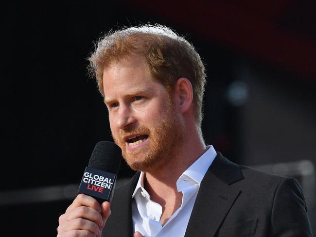 Prince Harry has slammed the harmful effects of social media. Picture: AFP