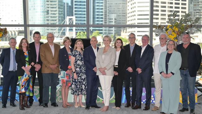 Environment and Wateri MInister Tanya Plibersek with some of the founding members of Nature Positive Matters.