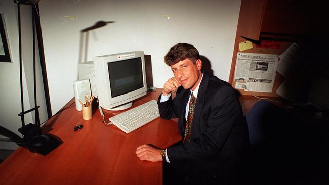 Steve Vamos pictured in 1996 when he was with Apple Australia.