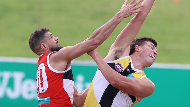 Rowan Marshall and Paddy Ryder are jostling to be St Kilda’s No. 1 ruckman.