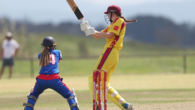 Greater Illawarra’s Jessica Bramble at the crease. Picture: Sue Graham