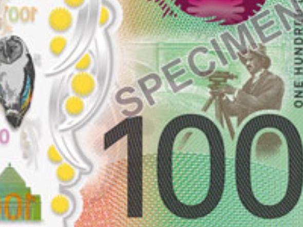 The Reserve Bank today revealed the design of the new $100 banknote, which is the final denomination to be redesigned as part of the Next Generation Banknote Program. The banknote will be released into circulation in the second half of 2020. Picture: Handout via NCA NewsWire