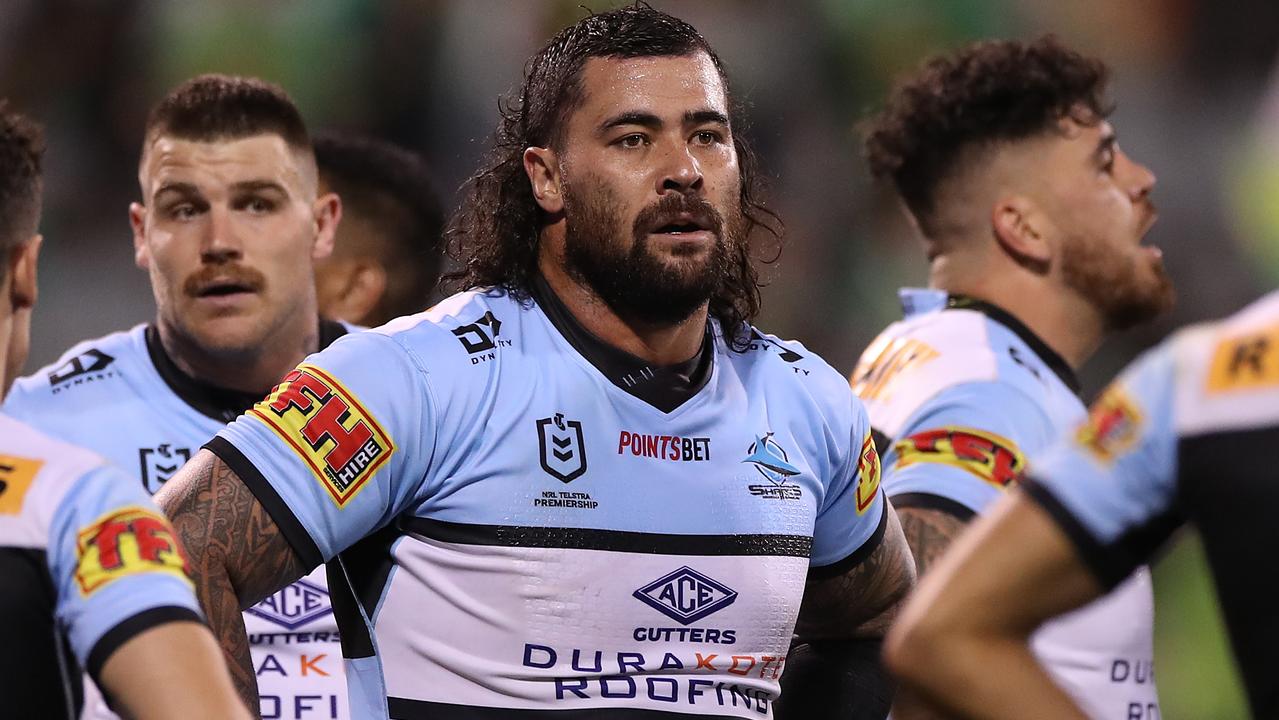 Andrew Fifita of the Sharks has taken aim at former coach John Morris.