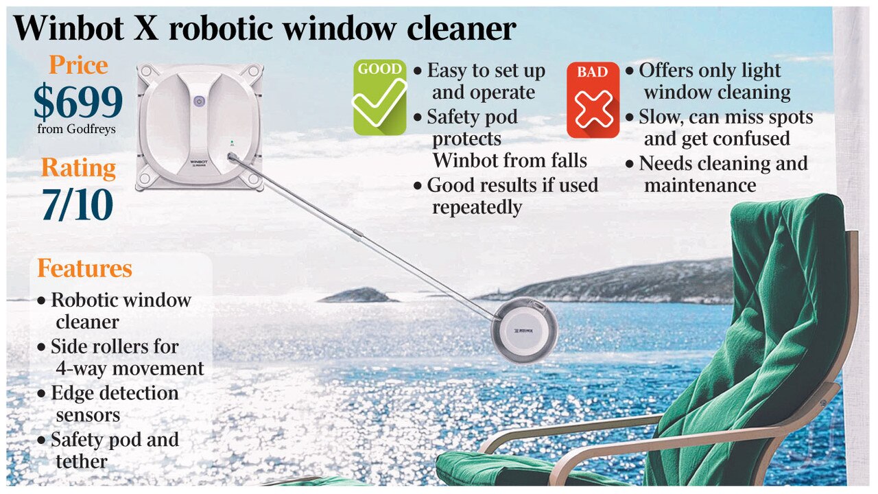 Winbot X robotic window cleaner