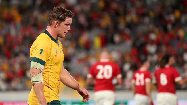 Michael Hooper was immense in Australia’s second-half comeback. Picture: Getty